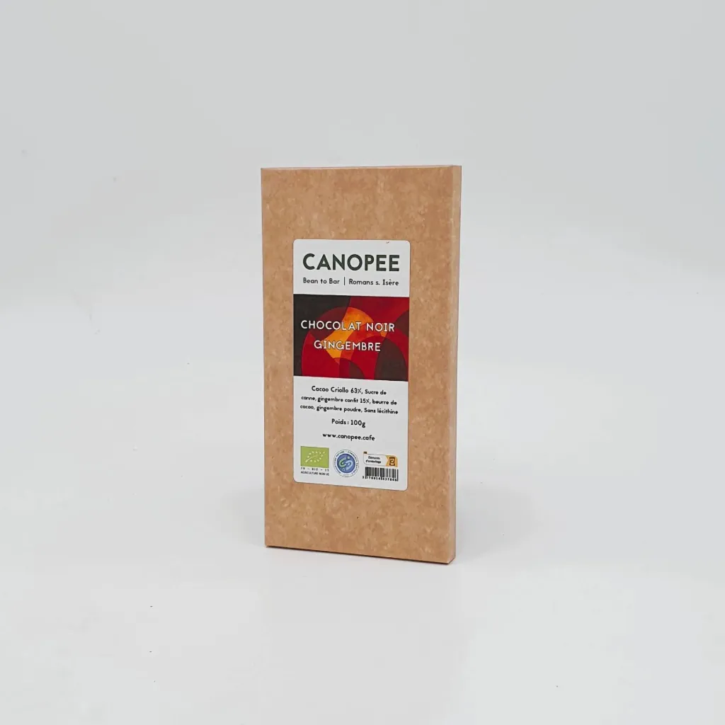 CHOCOLAT NOIR 63% GINGEMBRE
