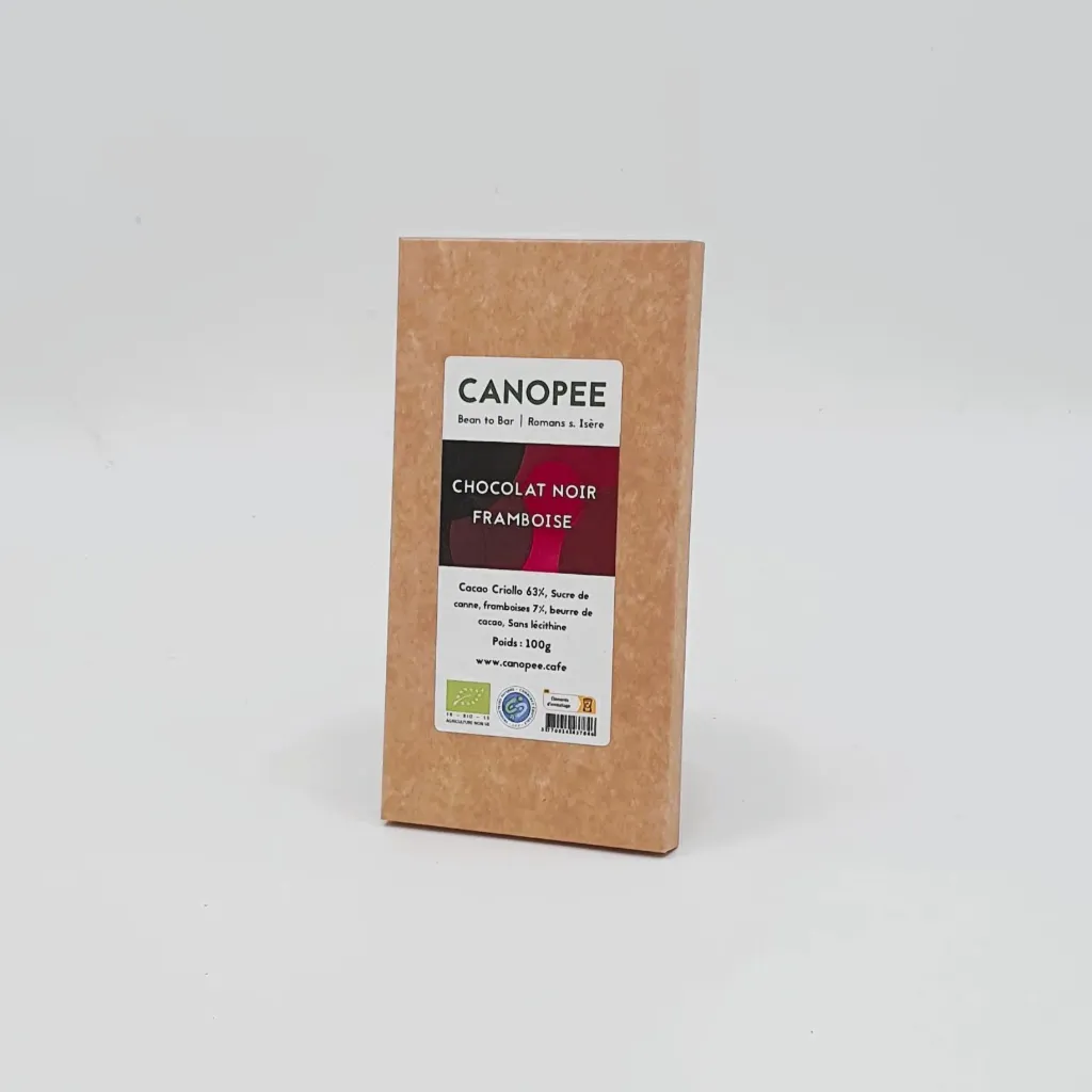 CHOCOLAT NOIR 63% FRAMBOISE