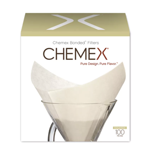 100 FILTRES CHEMEX BLANCS