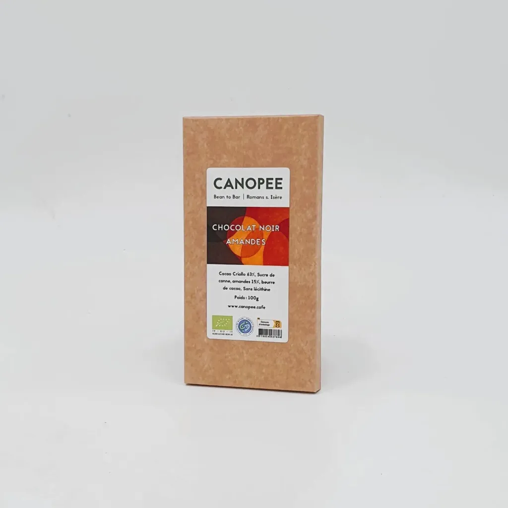 CHOCOLAT NOIR 63% AMANDES